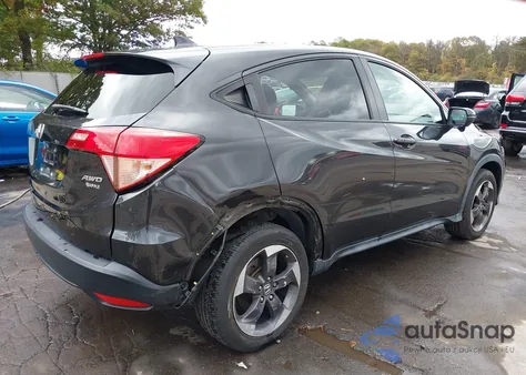 2018 Honda Hr-V Ex из США, поврежденный, VIN 3CZRU6H57JG708381